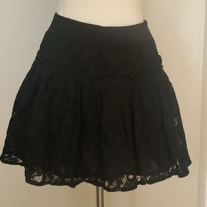 NEW ~ NWT * AEROPOSTALE * BLACK LACE SKIRT ~ XS